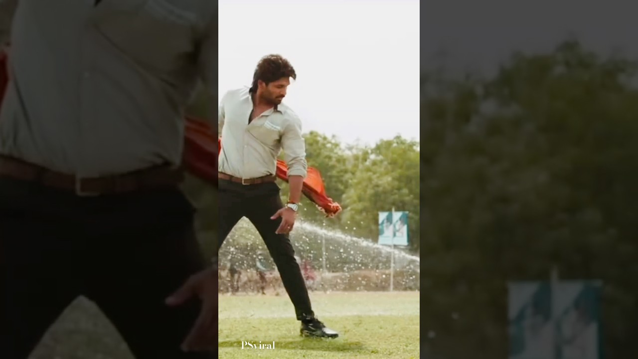 Allu Arjun movie best scene in South Indian movie. 