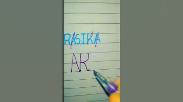 😊 RASIKA name logo create 😱🤑# shorts✨☺