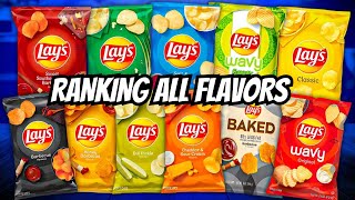 We Tried Every Flavor Lays Chip \& Ranked Them!