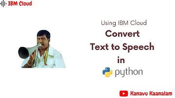 Convert Text to Speech in Python Using IBM Cloud