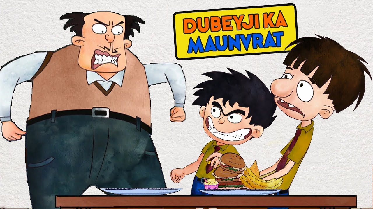 Dubey Ji Ka Maunvrat   Bandbudh Aur Budbak New Episode   Funny Hindi Cartoon For Kids