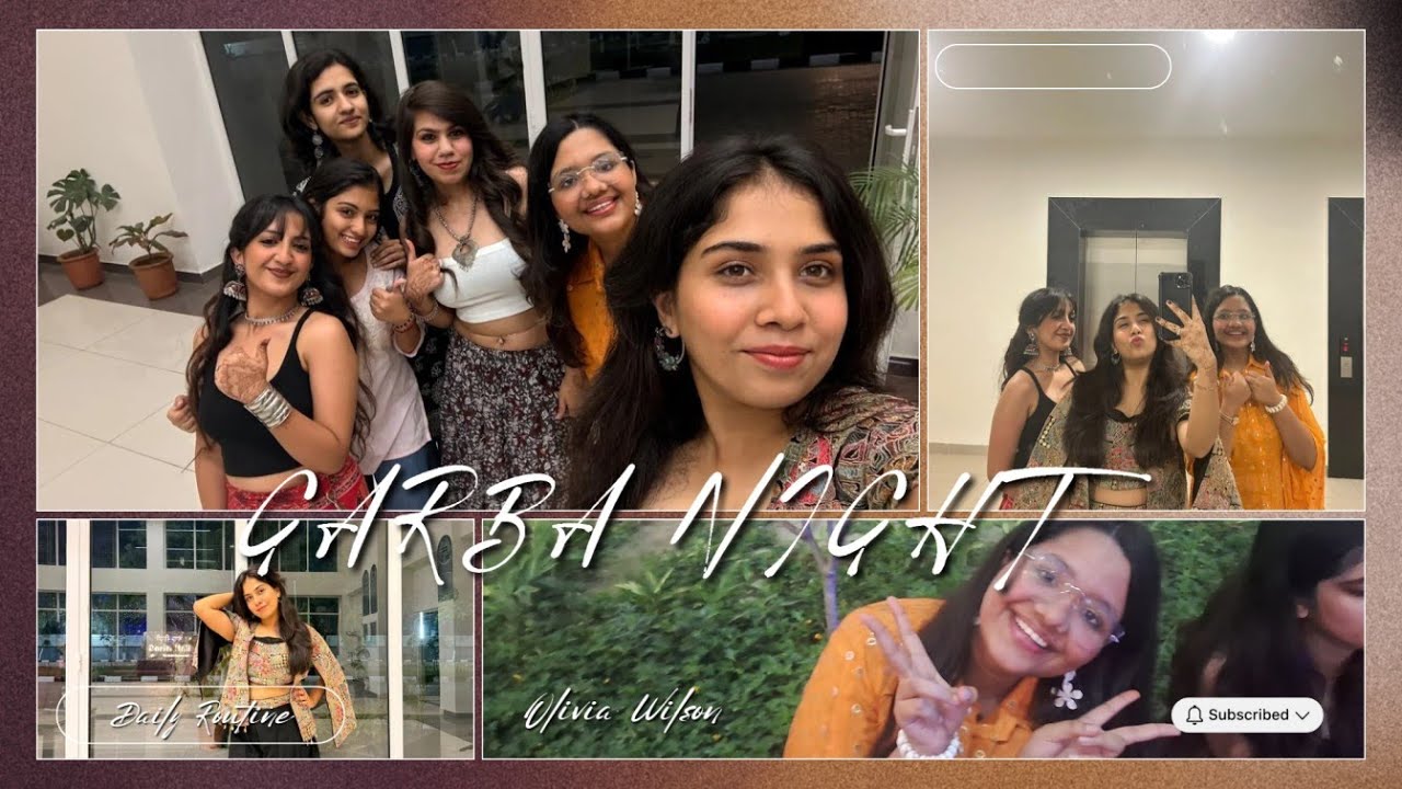 Garba Night( in PUNJAB!!) ✨❤️😍 || Hostel PG 🤩💕|| Thapar University✨