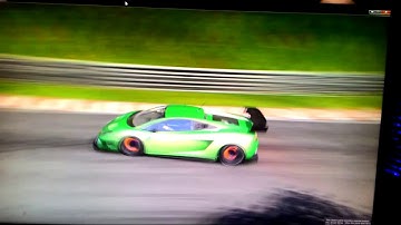 Lamborghini Gallardo at Nürburgring with eurobeat | Need For Speed Shift 2 Unleashed