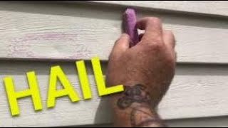 How to find hail damage on a home in Farmington NY