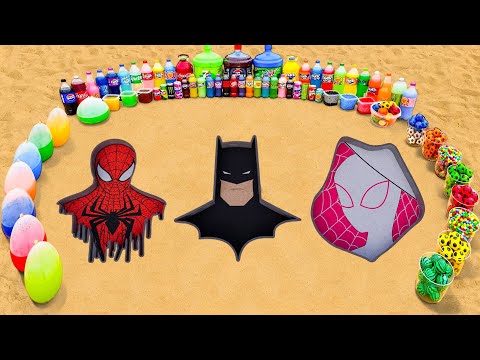 How To Make Spiderman Family With Spiderman SpiderGwen And Batman 7up Fanta Coca Cola Vs Mentos How To Make Spiderman Family With Spiderman SpiderGwen And Batman 7up Fanta Coca Cola Vs Mentos