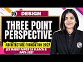 Design 05 | Three Point Perspective | JEE Mains Paper 2A B.arch & NATA 2027
