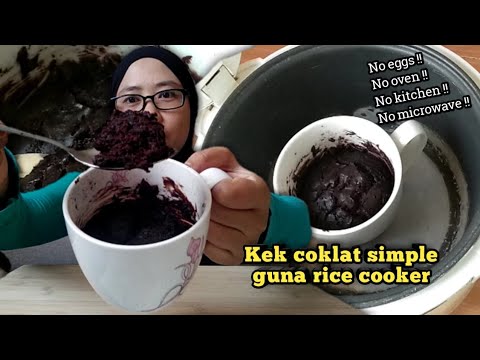 Resepi Kek Coklat Rice Cooker Sukatan Cawan - Pijat Melati