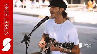 Great soul voice! - London busker Nicky Earl performs his song &quot;Wrong Page&quot;