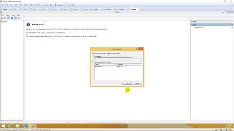 Configure to manage DHCP on Windows 8.1
