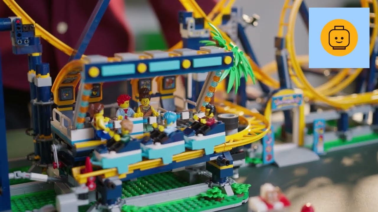 LEGO Fairground Collection Loop Coaster Detailed Review (10303) - YouTube
