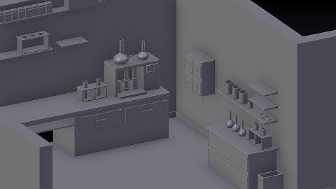 Blender: Modeling a Medical Laboratory (Part 3)