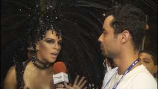 Carnaval 2014: Mariana Rios desfila como Rainha de Bateria da Mocidade