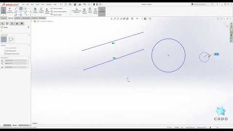 SolidWorks Tutorial for Beginners #28 - How to Create SolidWorks Sketch Relations