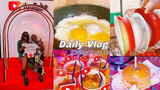 days in my life ☘I living alone diaries | life of an Introvert in Nigeria | YouTube Event In Lagos