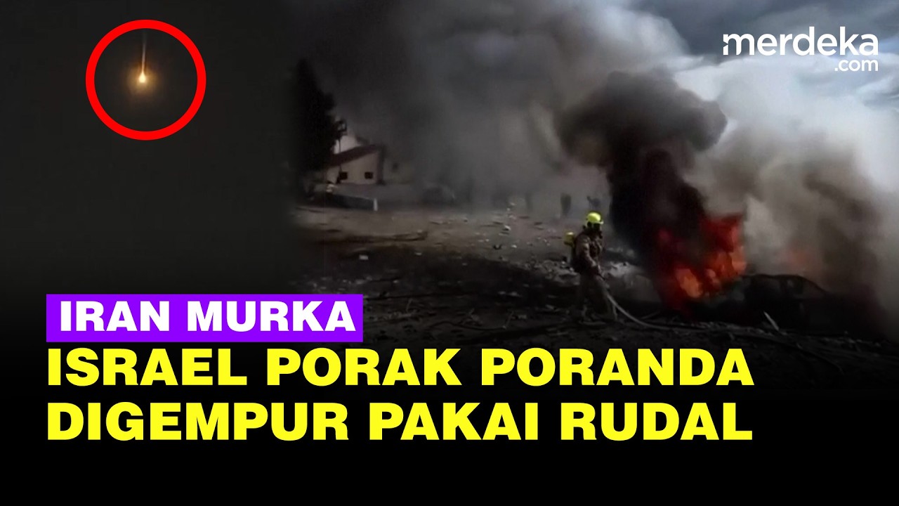 Iran Murka Usai Khamenei Tewas, Balas Dendam Serang Pakai Rudal Bikin Israel Porak Poranda