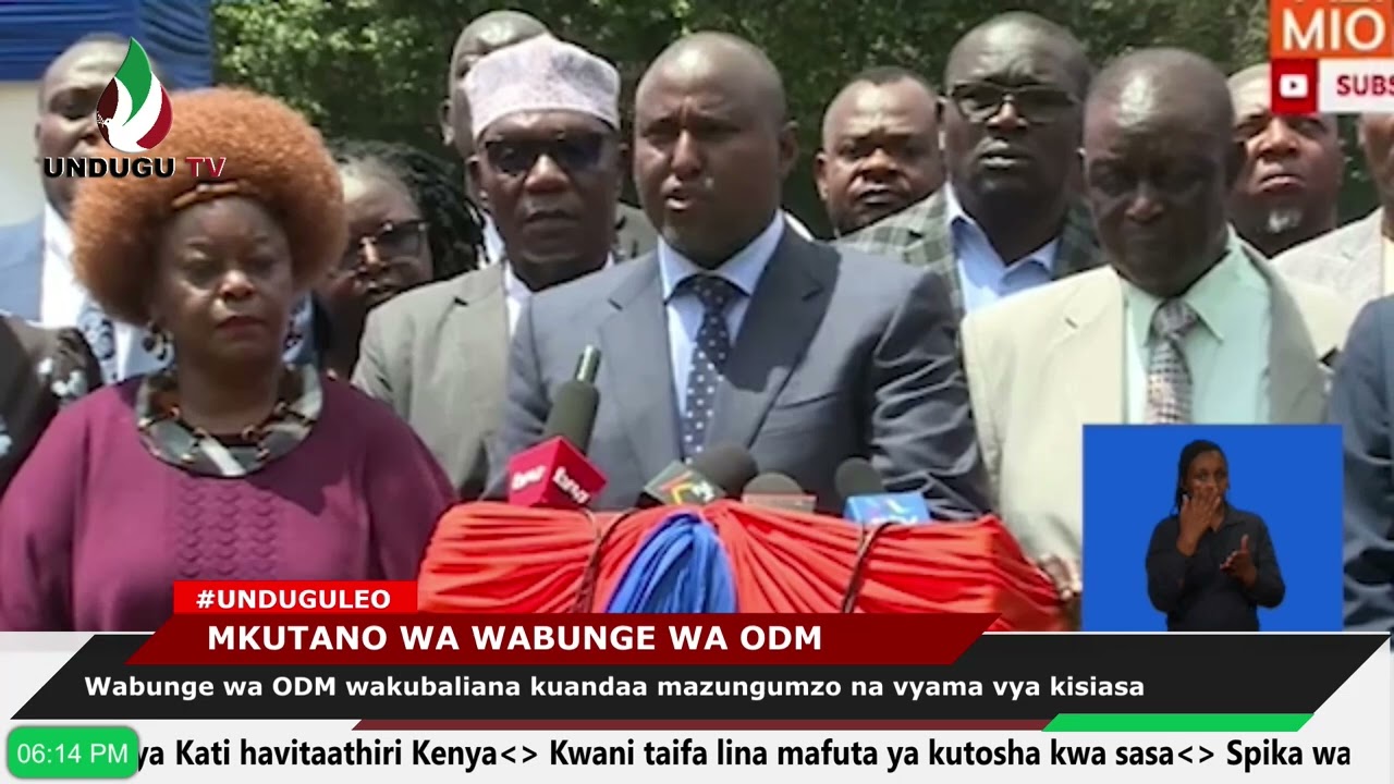 Wabunge wa ODM wakubaliana kuandaa mazungumzo wa ushirikiano na vyama vya kisiasa