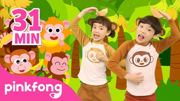 Monkey Banana Dance More and More | Baby Monkey | Dance Along Song | Pinkfong Kids Songs