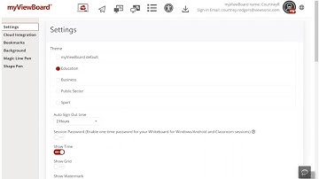 myViewBoard: Follow Me AI Settings