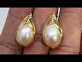 Arete de perla /enmarcado en alambrismo / fácil y rápido de hacer