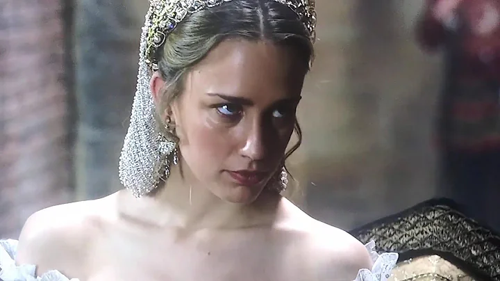 The Tudors 1x02/ Queen Catherine is unhappy with E...