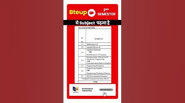 BTEUP 2ND SEMESTER NEW SYLLABUS 2025-26 | 🔴 ALL BRANCH || POLYTECHNIC 2ND SEMESTER | RACEVA SEMESTER