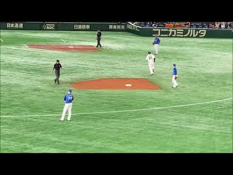 2020 10 08　東京ドーム　巨人　ファイター～岡本HR
