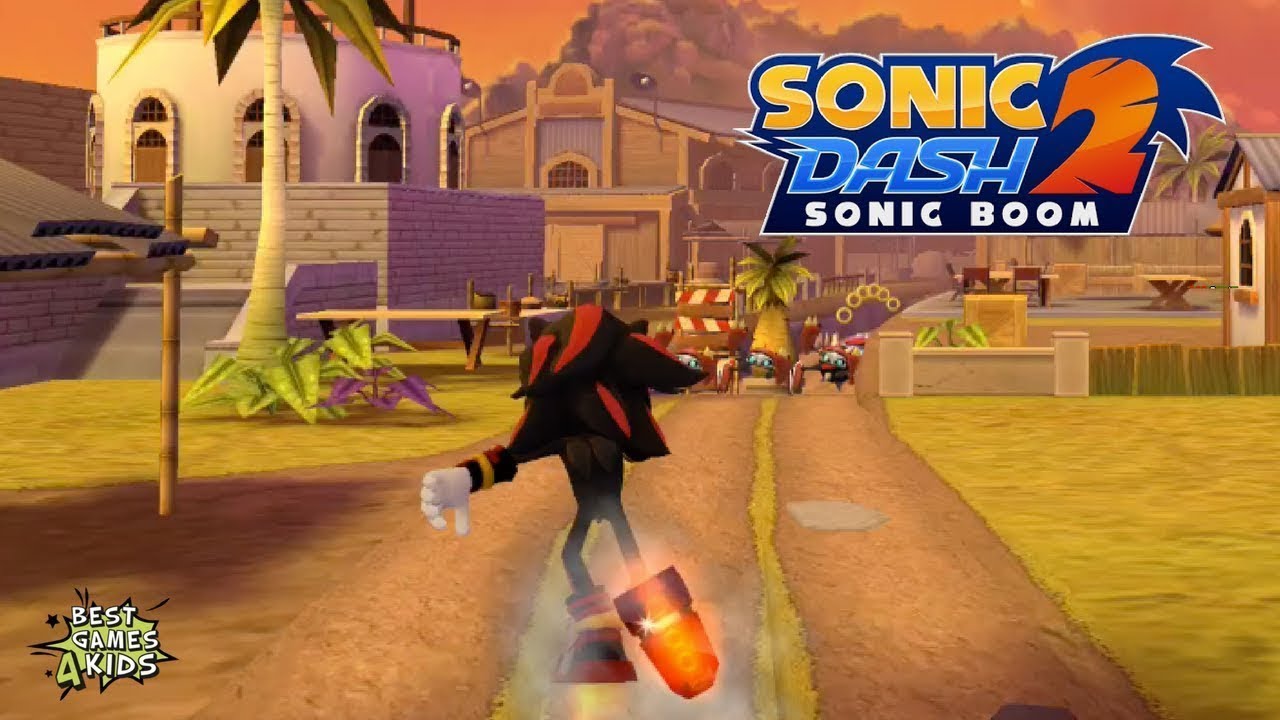 Sonic Dash 2 : Shadow High Speed Gameplay 😍 : Sonic Boom 2 ! - YouTube