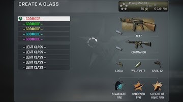 Black Ops 1 God Mode & Invisible Classes + Overkill [XBOX 360/XBOX ONE/PS3]