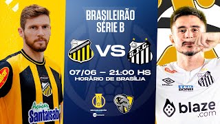 Thumbnail for NOVORIZONTINO X SANTOS | BRASILEIRÃO SÉRIE B 2024 | AO VIVO E COM IMAGENS | 07.06 - 21h