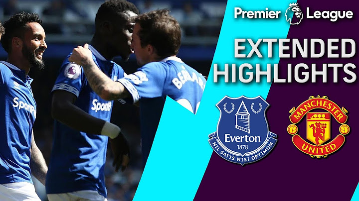 Everton v. Man United | PREMIER LEAGUE EXTENDED HIGHLIGHTS | 4/21/19 | NBC Sports