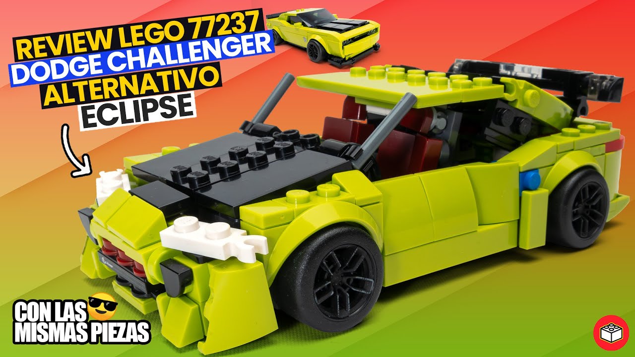 ✅ 77237 Dodge CHALLENGER ▷ Mitsubishi ECLIPSE F&F - LEGO alternate build speed champions 🔥