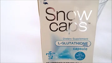 Snow Caps Glutathione 30 Caps Anti Oxidant Boost Immune System Skin Whitening