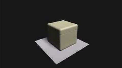 Falling Elastic Cube (SPH)