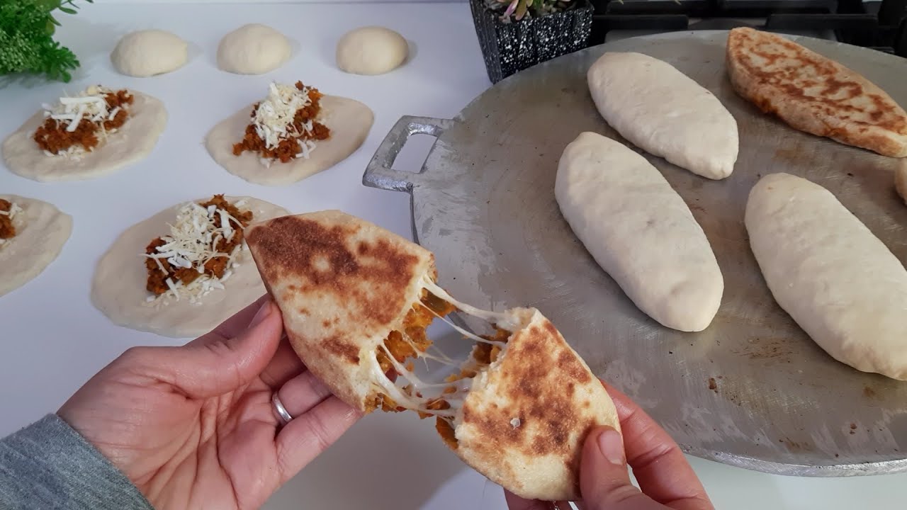 حضريهم غير فالمقلاة❗ بدون اختمار للعشا والكوتي شهوة منهم بعجينة سهلة بدون حليب أو ياغورت وحشوة سريعة