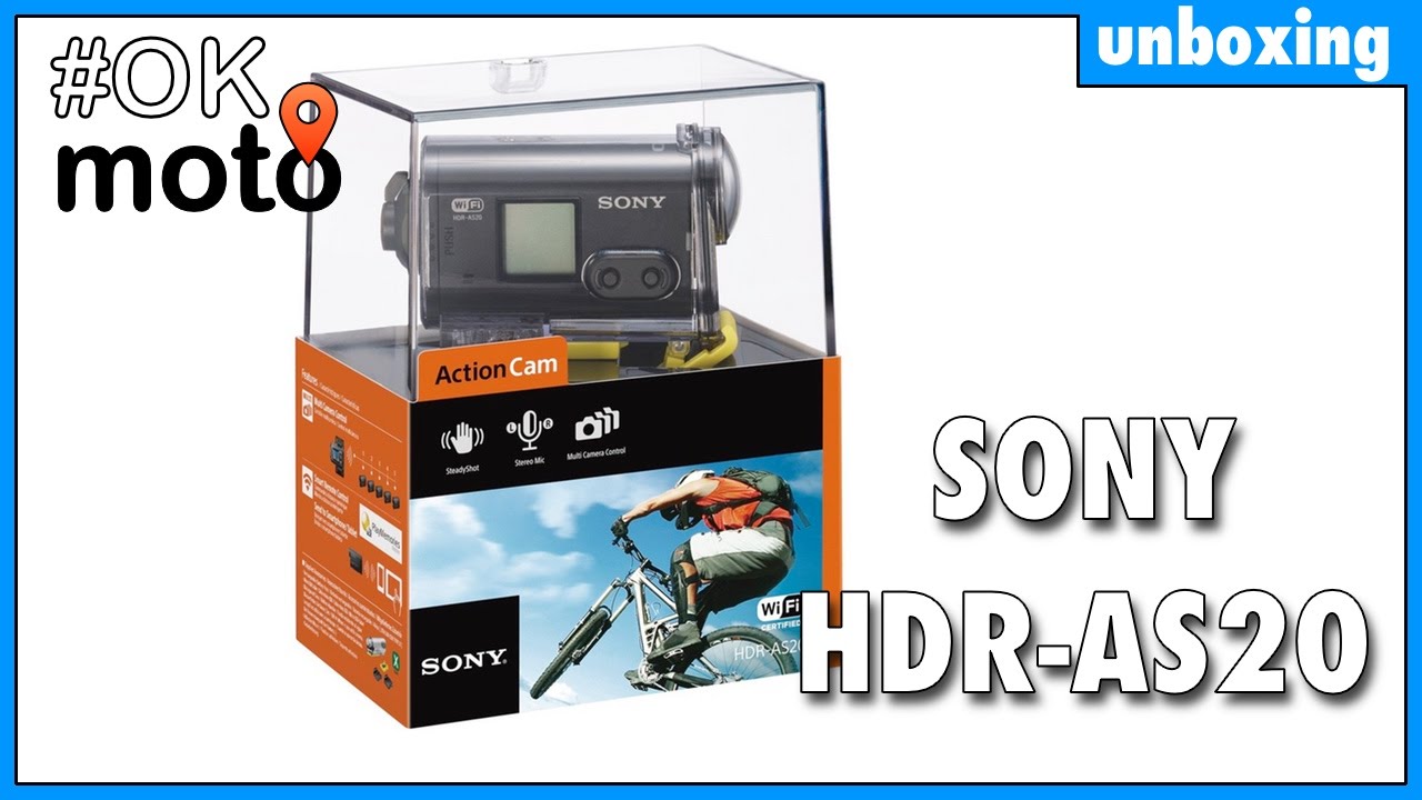 Unboxing Sony Action Cam HDR-AS20 - YouTube