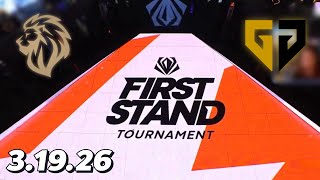3.19🔴FIRST STAND DAY 4 [Bo5] GEN.G vs LYON⏰CO STREAMER #FST2026⏰ // Full Mrs Chim Chim Stream VOD