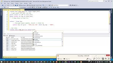 2. SQL SERVER - Tạo View