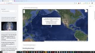 2025 05 25 15 59 Earthquake Extreme weather warning Holographic Climate Model Hawaii