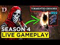 Tormented bosses  artificers pit  season 4 live gameplay with necromancer expert