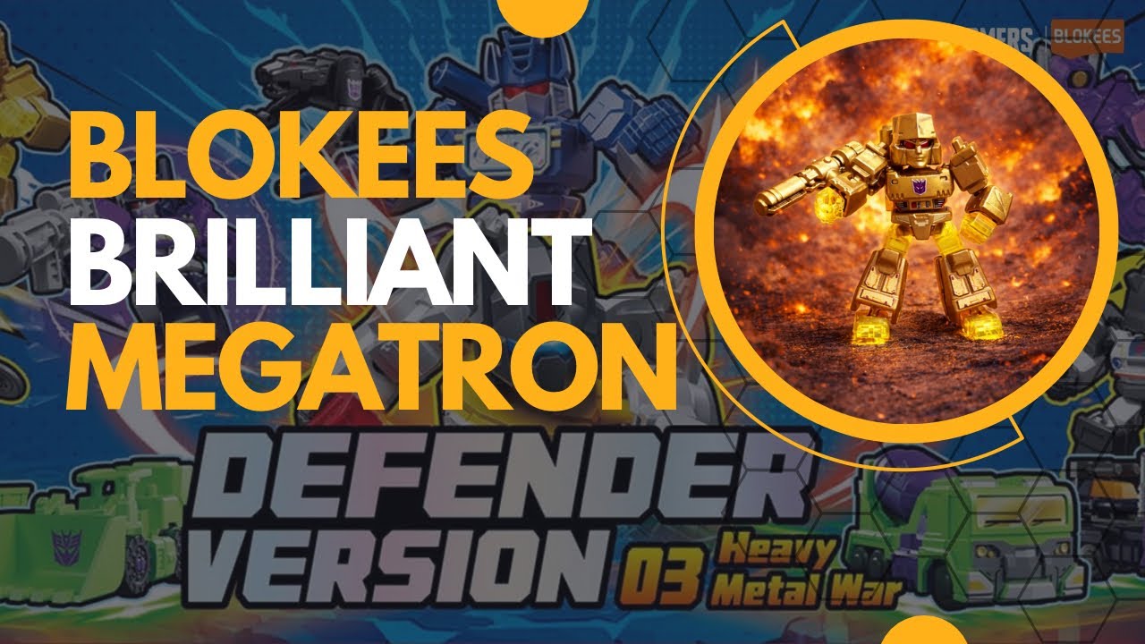 Box 1 Unboxing Blokees Transformers DV 03 Brilliant Megatron Heavy Metal War