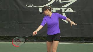USPTA Quick Tip - Look Through the Strings