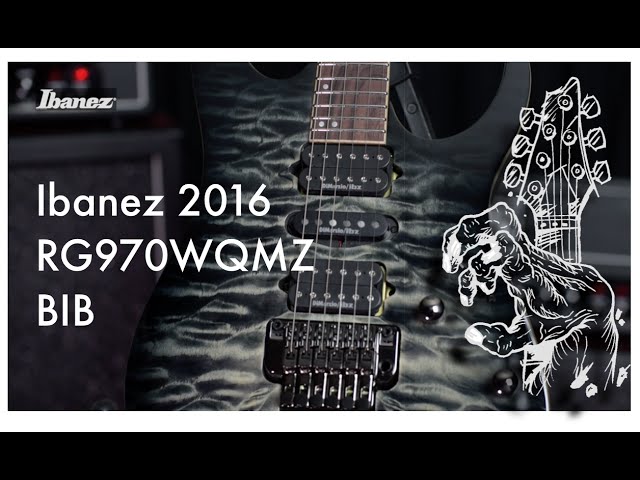 ギター Ibanez RG970PBZ-VNF Ibanez 2016 RG970WQMZ BIB - YouTube