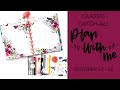 Plan with Me // Classic Catch-All Happy Planner // October 12 - 18