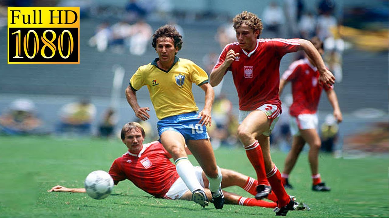 Brazil 4-0 Poland World Cup 1986 | Full Highlight -1080P Hd | Zico - Youtube