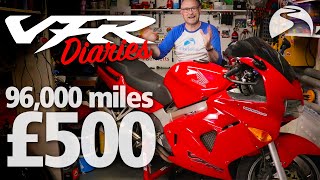 Meet my 96,000 mile, £500 Honda VFR800