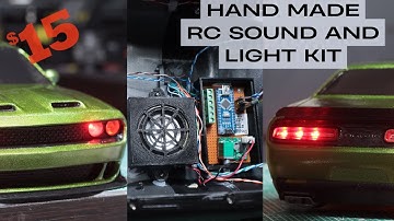 MADE WITH ARDUINO RC (RADIO CONTROLLED)HAND MADE LIGHT AND SOUND KIT(TOGETHER)|FOR $15 CHEAP