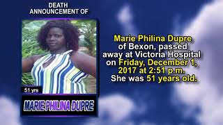 Marie Philina Dupre  short