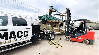 My First Load on the New Trailer | 44' Deck Over The Neck Hydraulic DoveTail | Was it Worth It!?