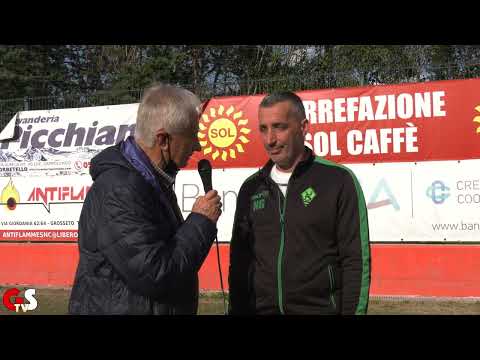 Gs Tv:intervista a mister Nicola Giallini dopo Invictasauro Fonteblanda 1 a 1