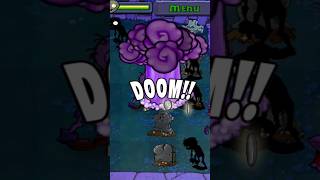 Legendary Doom Shroom 💀🔥 #doomshroom #plantsvszombies #pvz #trending #gaming #funnyshorts